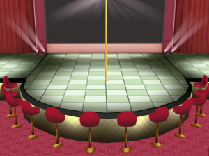 CM3D2 - Pole dance stage Modello 3D
