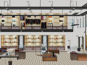 CM3D2 - ブティック 3Dモデル