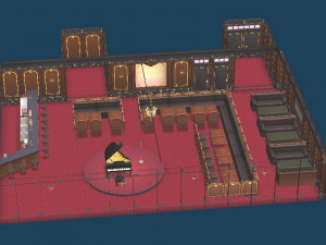 CM3D2 - Bar Lounge 3D Модель