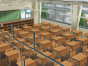 CM3D2 - Class Room 1 3D Model