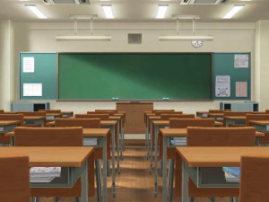 CM3D2 - Class Room 1 3D Model