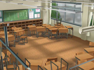CM3D2 - Class Room 2 3D Model