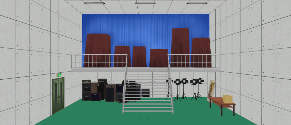 CM3D2 - Back Stage 3D Model .c4d .max .obj .3ds .fbx .stl .blend