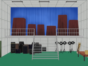 CM3D2 - Back Stage 3D Model