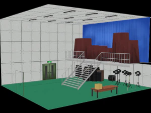 CM3D2 - Back Stage 3D Model
