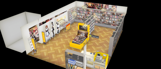 CM3D2 - Game Shop Model 3D .c4d .max .obj .3ds .fbx .stl .blend 