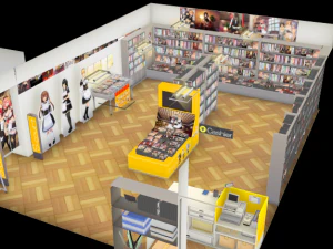CM3D2 - ゲームショップ 3Dモデル