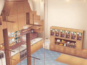 CM3D2 &ndash; K&uuml;che 3D Modell