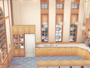 CM3D2 &ndash; K&uuml;che 3D Modell