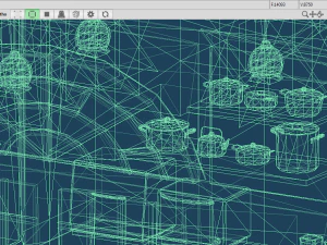 CM3D2 &ndash; K&uuml;che 3D Modell