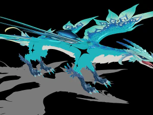 Genshin Impact - Dvalin - Maledetto e purificato Modello 3D