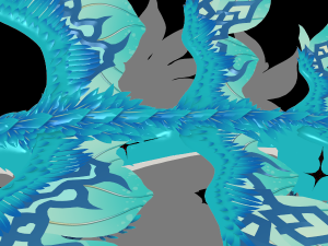 Genshin Impact - Dvalin - Cursed and Purified 3D 모델