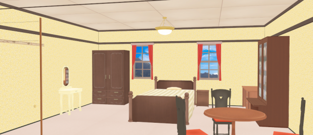 CM3D2 - Bed Room 1 Day and Night Modèle 3D .c4d .max .obj .3ds .fbx .stl .blend 