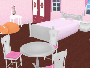 CM3D2 - Bed room 2 Day and Night 3D Model