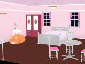 CM3D2 - Bed room 2 Day and Night 3D Model