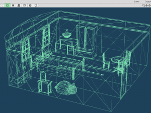 CM3D2 - Bed room 2 Day and Night 3D Model