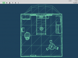CM3D2 - Bed room 2 Day and Night 3D Model