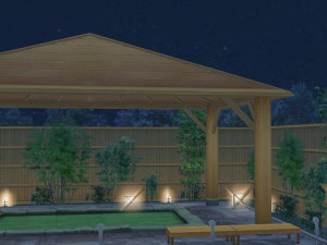 CM3D2 - Outdoor Bath Day and Night 3D 모델