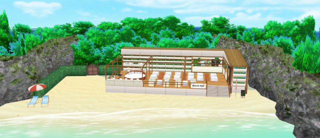 CM3D2 - Sea Cafe Day and Night Modèle 3D .c4d .max .obj .3ds .fbx .stl .blend 
