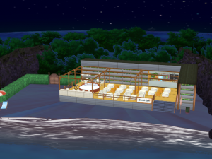 CM3D2 - Sea Cafe Day and Night Modèle 3D