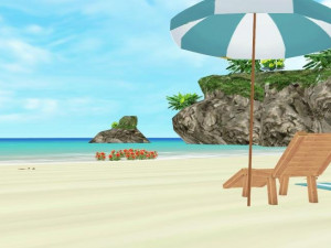 CM3D2 - Tropical Island Day and Night 3D Модель