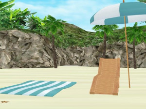 CM3D2 - Tropical Island Day and Night 3D Модель
