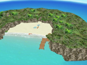 CM3D2 - Tropical Island Day and Night 3D Модель