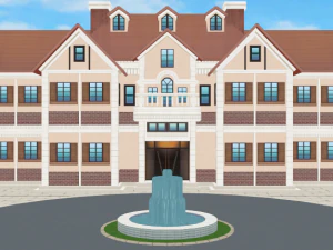 CM3D2 - ヴィラの昼と夜 3Dモデル