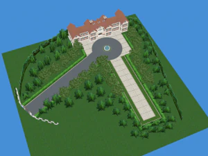 CM3D2 - Villa Day and Night 3D Model