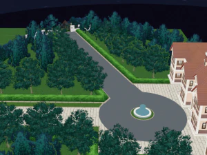 CM3D2 - Villa Day and Night 3D Model