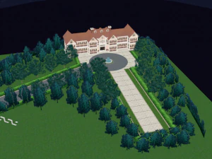 CM3D2 - Villa Day and Night 3D Model