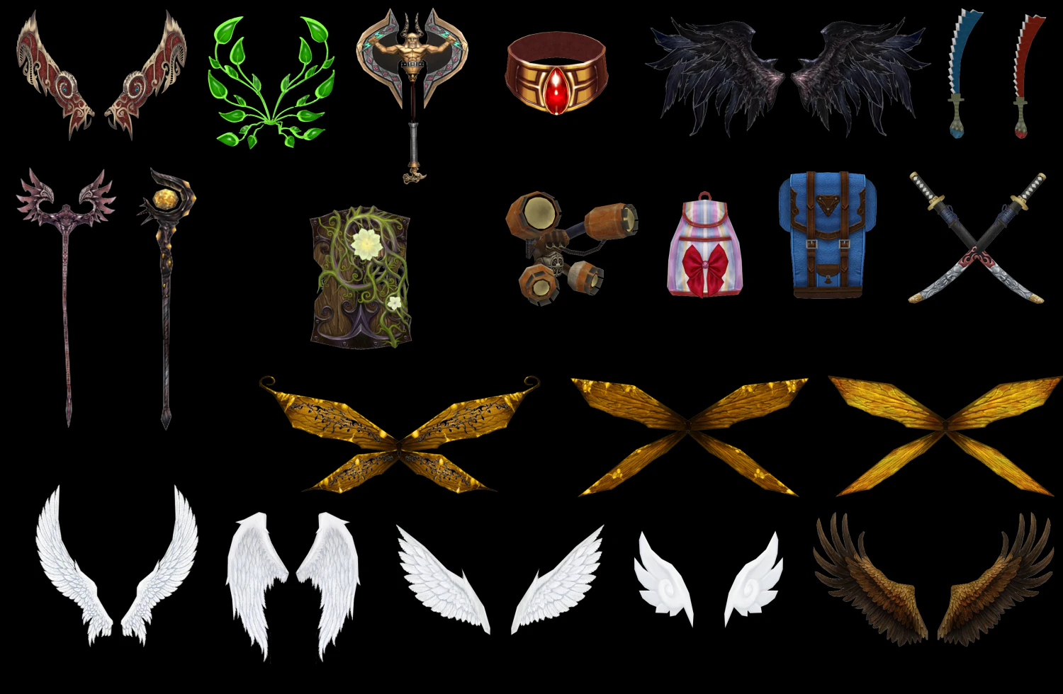 3D assets Pack 2 3D Model .c4d .max .obj .3ds .fbx .stl .blend 
