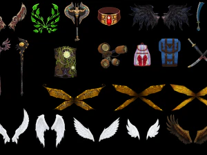 Pacote de ativos 3D 2 Modelo 3D