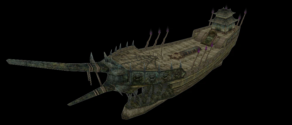 Rappelz - Ghost ship Navislamia 3D Model .c4d .max .obj .3ds .fbx .stl .blend 