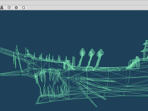 Rappelz - Ghost ship Navislamia 3D Model