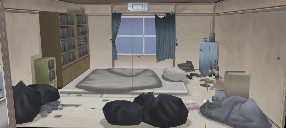 CM3D2 - Single Room 3D Model .c4d .max .obj .3ds .fbx .stl .blend