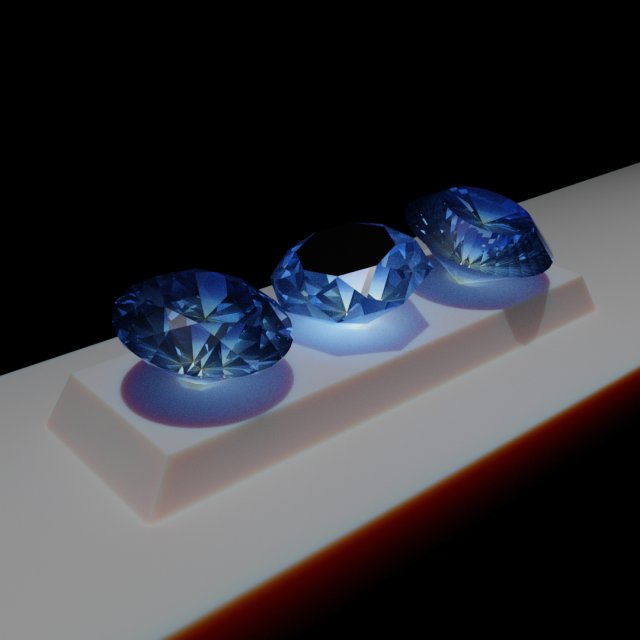 diamond 3D Model .c4d .max .obj .3ds .fbx .stl .blend 