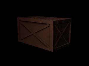 wooden crate 3D Model