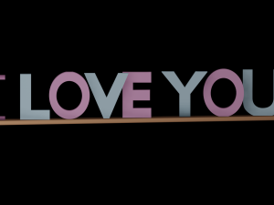 i love you - 3D Print Model