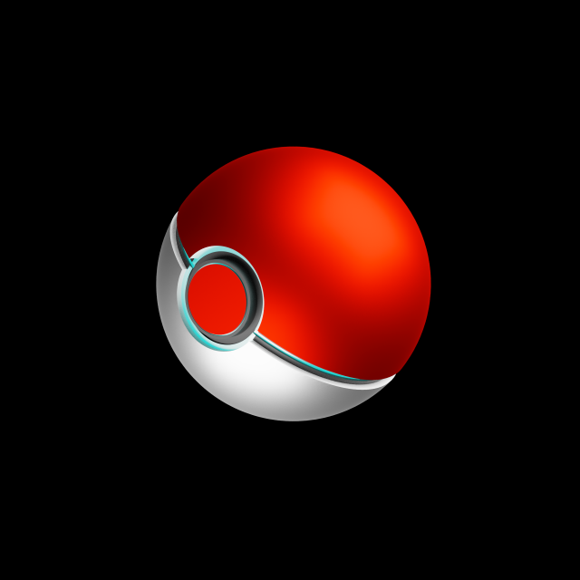 pokeball 3D Model .c4d .max .obj .3ds .fbx .stl .blend 