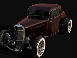 33 hot rod Modello 3D