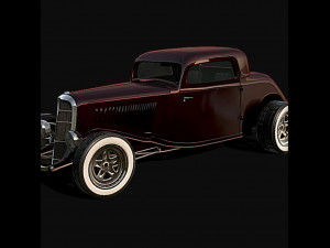 33 hot rod 3D Model