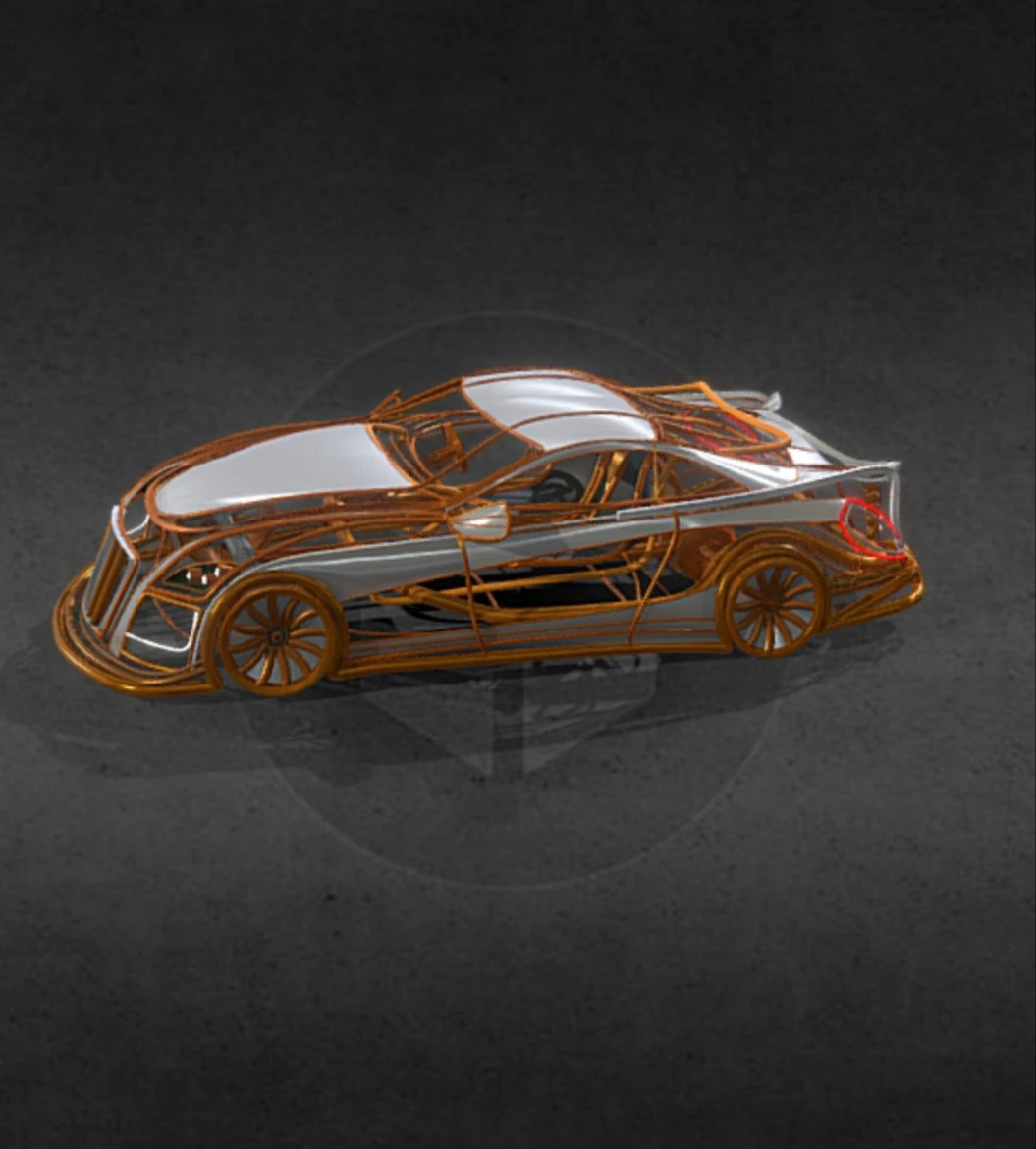concept car 3D Model .c4d .max .obj .3ds .fbx .stl .blend