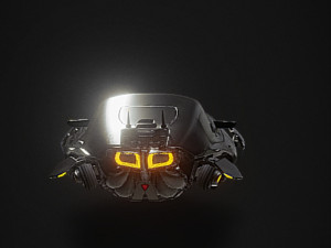 futuristic car 3D Model