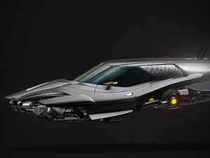 futuristic car 3D Model