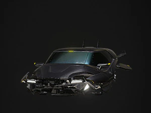 futuristic car 3D Model