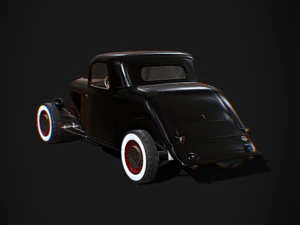 33 hot rod black 3D Model