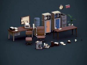 office 3D Model
