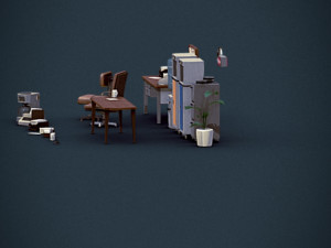 office Modello 3D