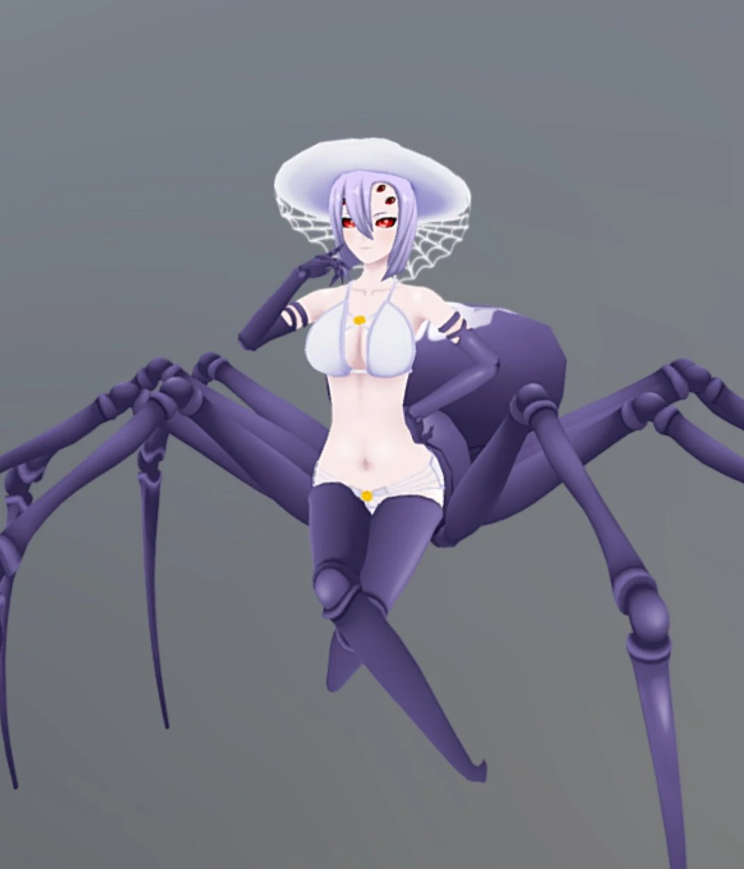 spider girl 3D Model .c4d .max .obj .3ds .fbx .stl .blend